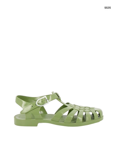 Sandali oliva per neonati e bambini