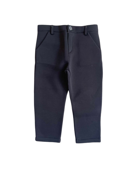 Pantalone nero in neoprene per neonato e bambino
