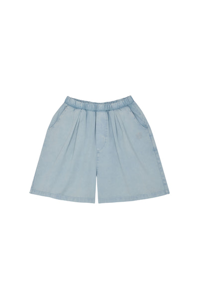 Short in colore denim chiaro per bambini