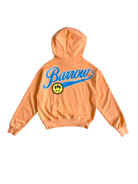 Felpa papaya con logo per bambini