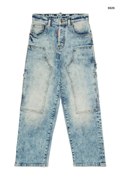 Jeans in denim chiaro per bambino