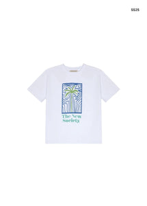 T-shirt bianca per bambini