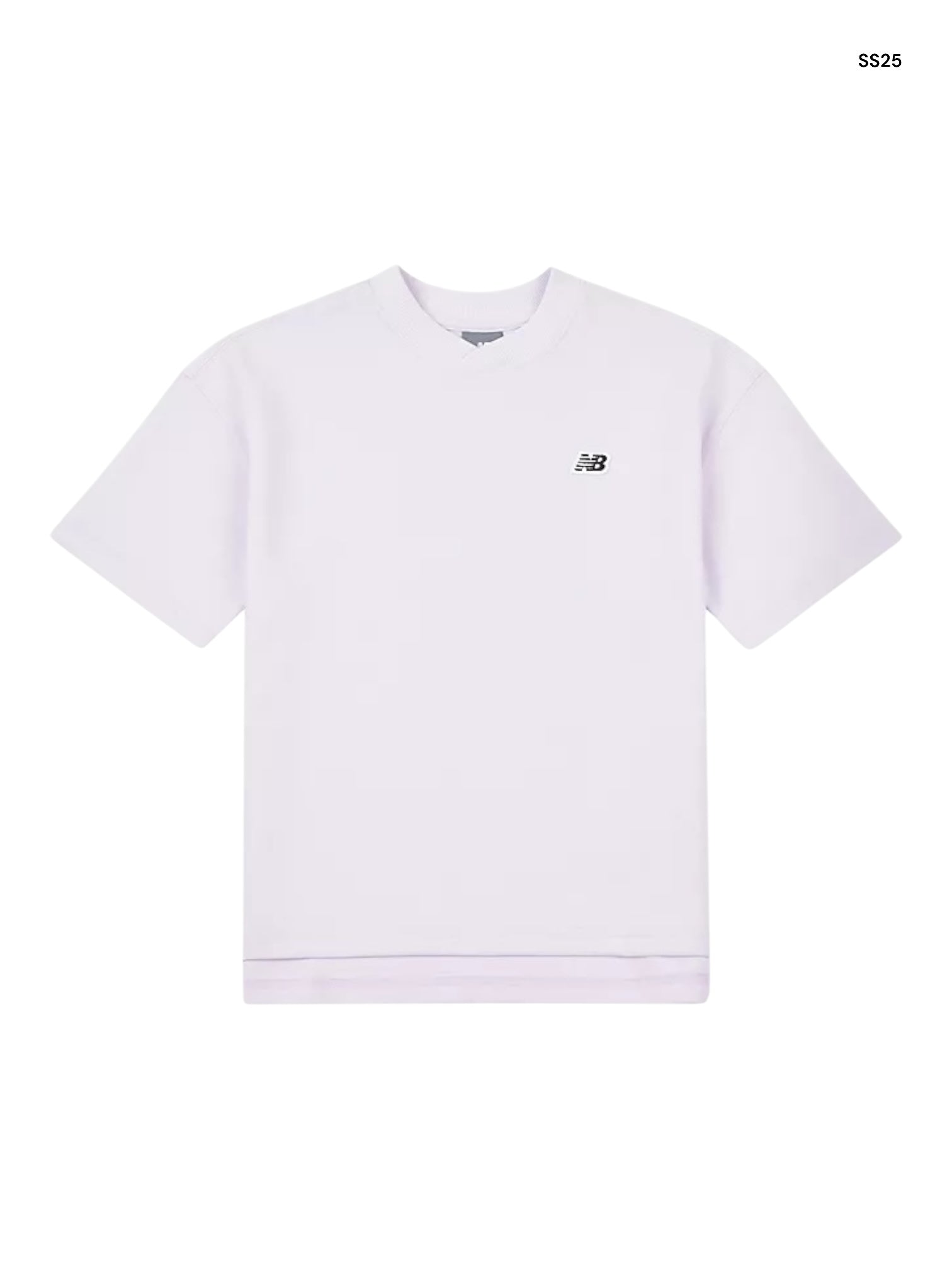 T-shirt lilla con logo per bambina