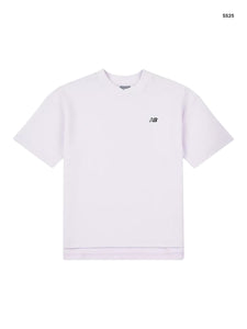 T-shirt lilla con logo per bambina