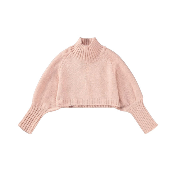 Maglia rosa per bambina