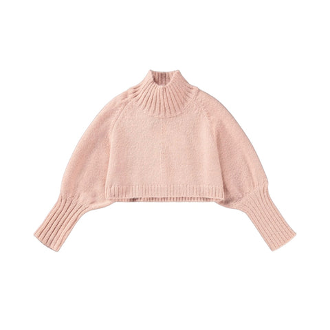 Maglia rosa per bambina