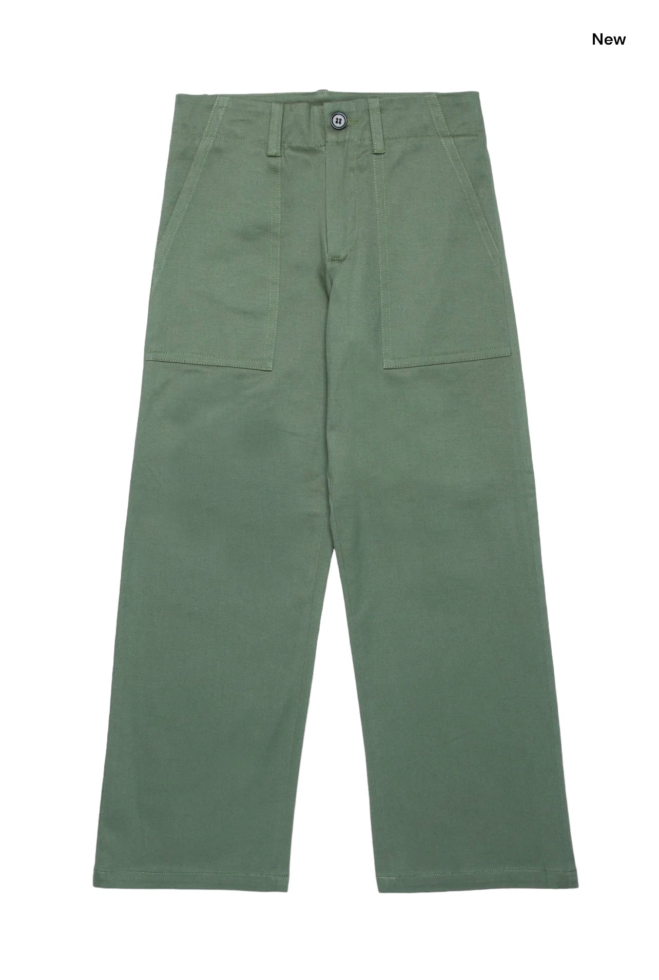 Pantalone palazzo verde fumo per bambini