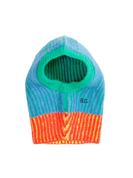 Balaclava color block multicolor per bambini