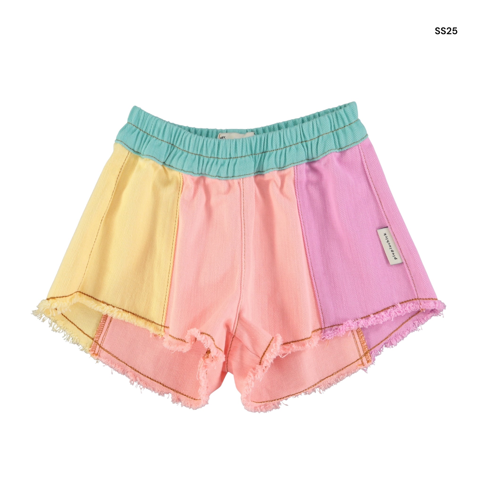 Short multicolor per neonata e bambina