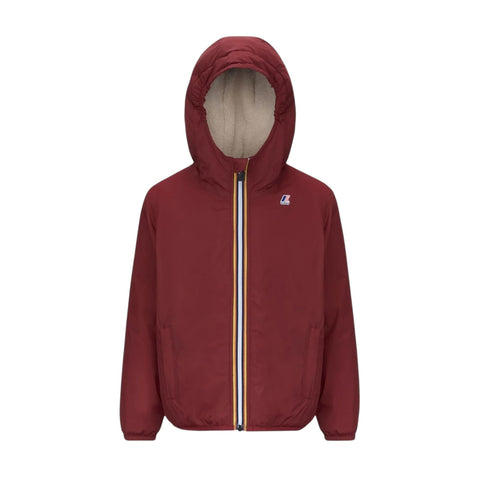 Giubbino imbottito bordeaux per neonati e bambini