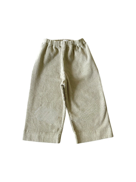 Pantalone sabbia in velluto a coste per bambina