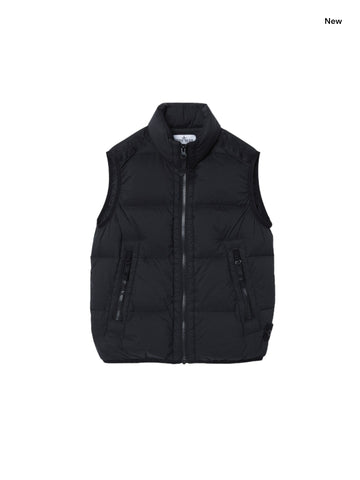 Gilet nero con logo per bambino