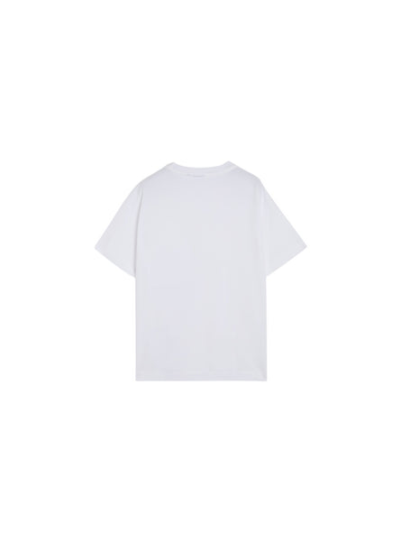 T-shirt bianca con taschino per bambino