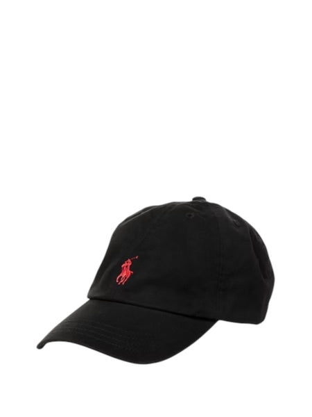 Cappello nero con visiera per neonato e bambino