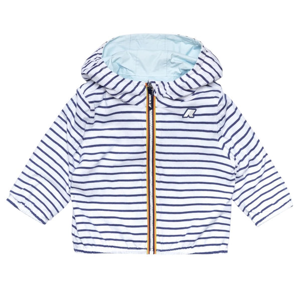 Giubbino reversibile celeste per neonati