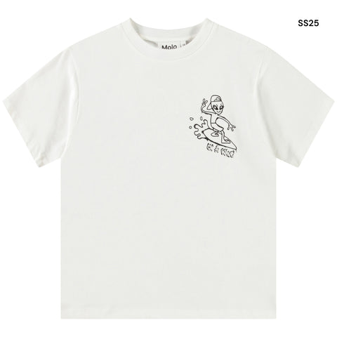 T-shirt bianca con stampa per bambino