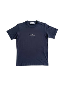 T-shirt nera con logo per bambino