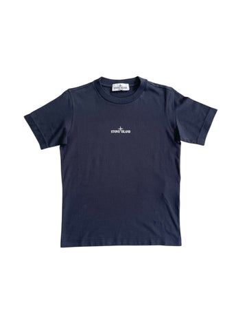 T-shirt nera con logo per bambino