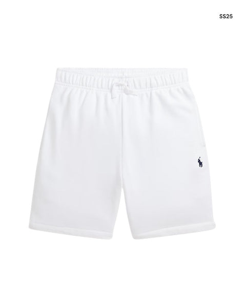 Short in felpa bianco per bambino