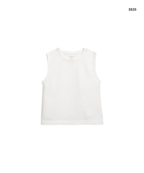 T-shirt smanicata panna per bambini