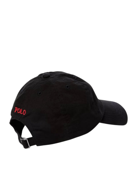 Cappello nero con visiera per neonato e bambino
