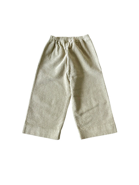 Pantalone sabbia in velluto a coste per bambina