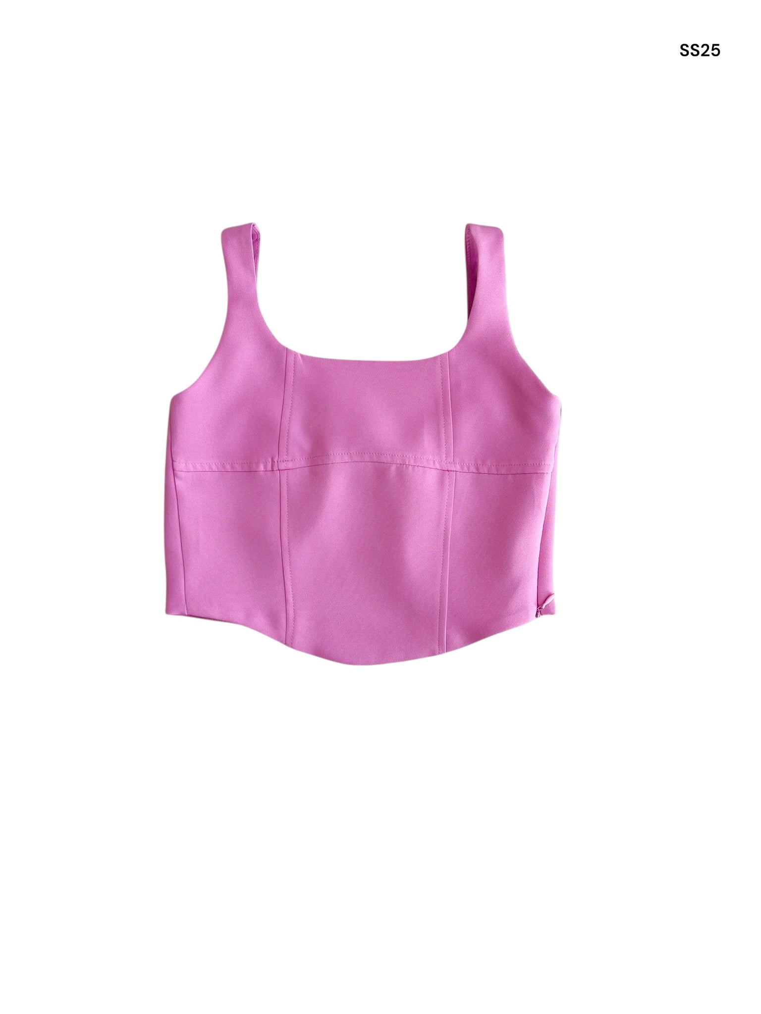 Top rosa bubble per bambina