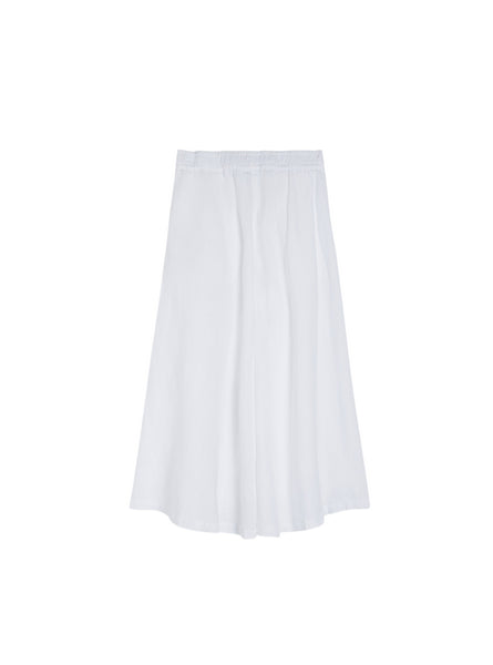 Pantalone bianco in lino per bambina