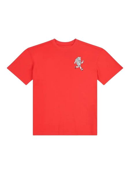 T-shirt rossa con logo per bambino