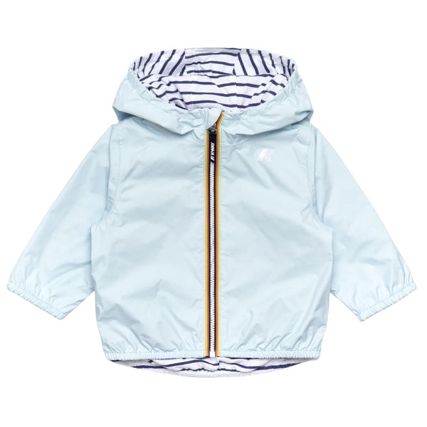 Giubbino reversibile celeste per neonati