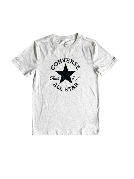 T-shirt grigia con logo per bambino