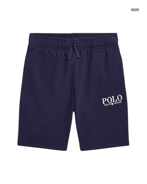 Short in felpa blu per bambino