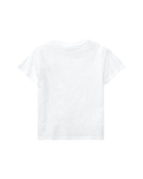 T-shirt bianca per neonati e bambini