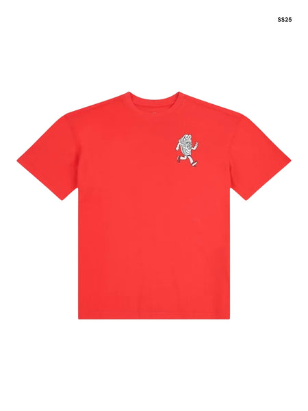 T-shirt rossa con logo per bambino