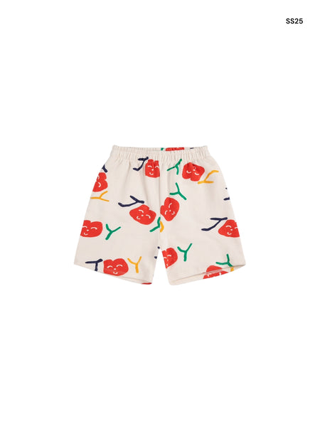 Short panna con stampa all over per neonati e bambini