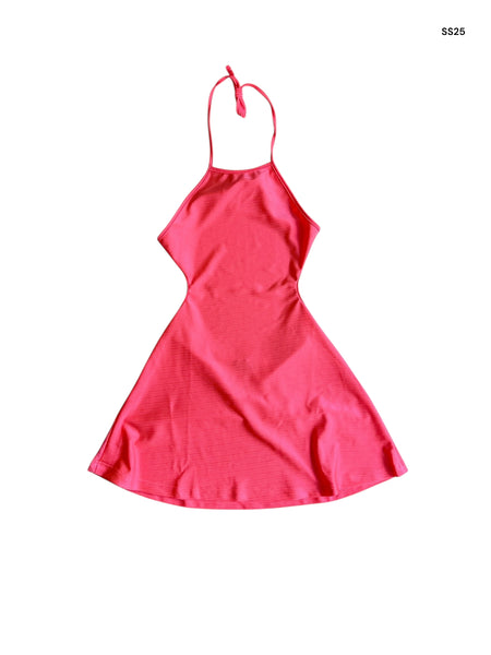 Abito fucsia fluo per bambina