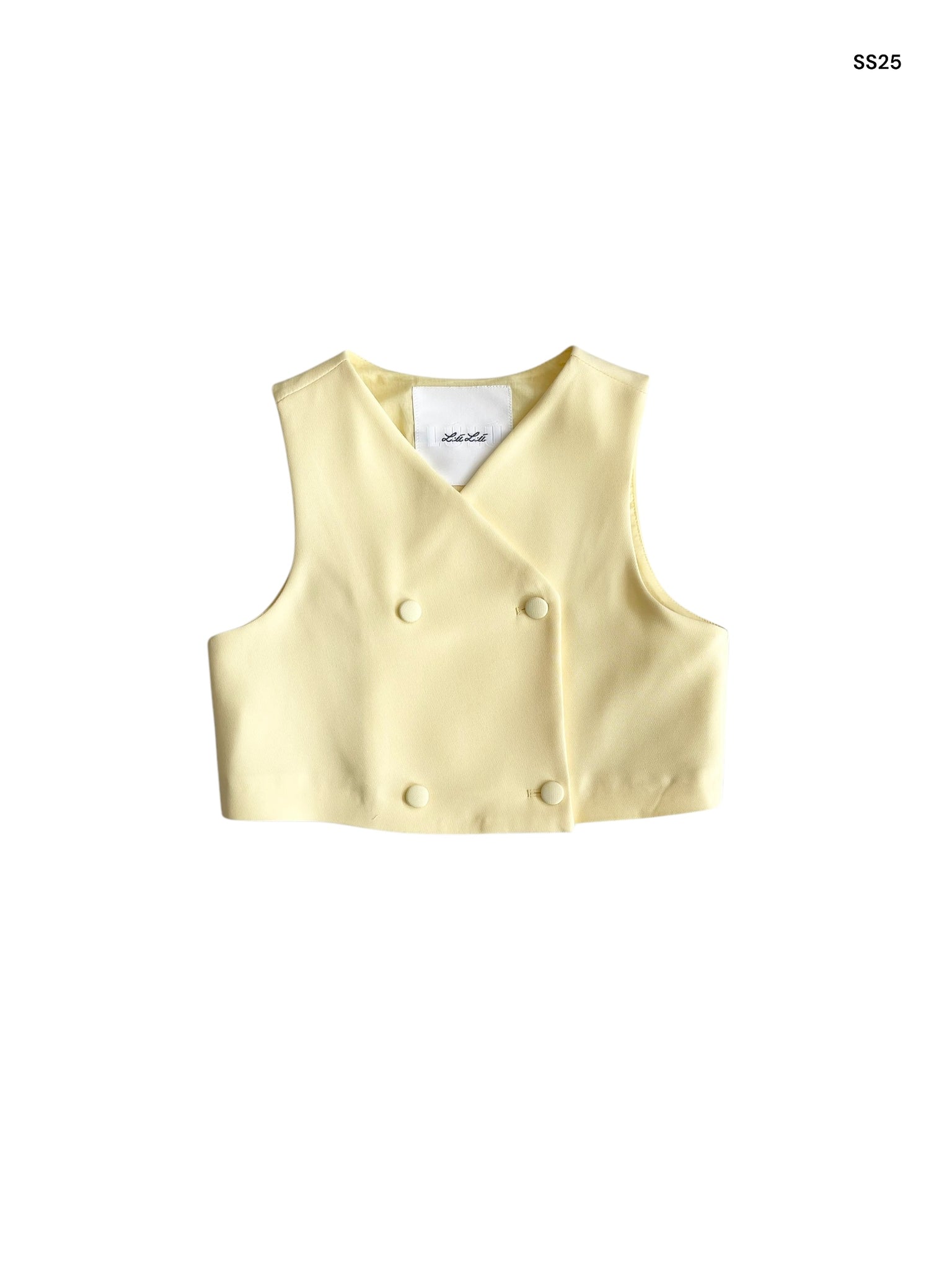 Gilet giallo per bambina