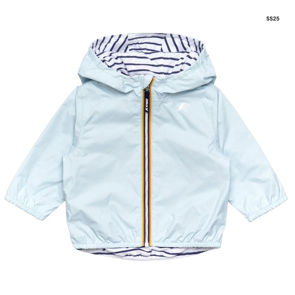 Giubbino reversibile celeste per neonati