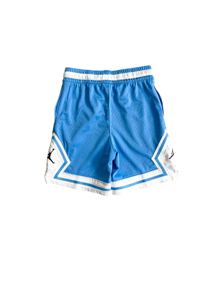 Short in mesh celeste per bambino