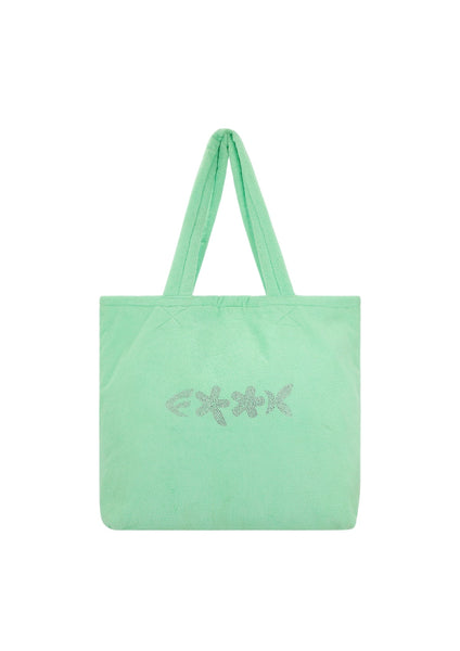 Borsa da mare acquamarina per bambina