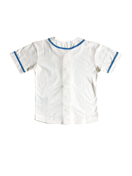 Felpa aperta beige con logo per bambino