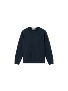 Felpa blu con logo per bambino