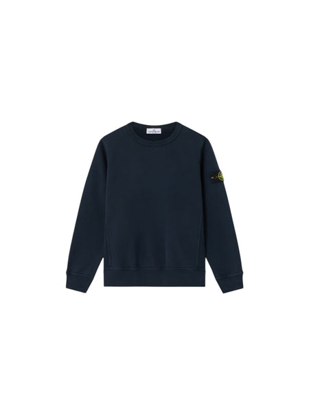 Felpa blu con logo per bambino