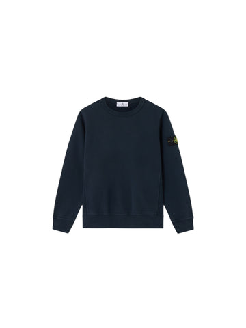 Felpa blu con logo per bambino