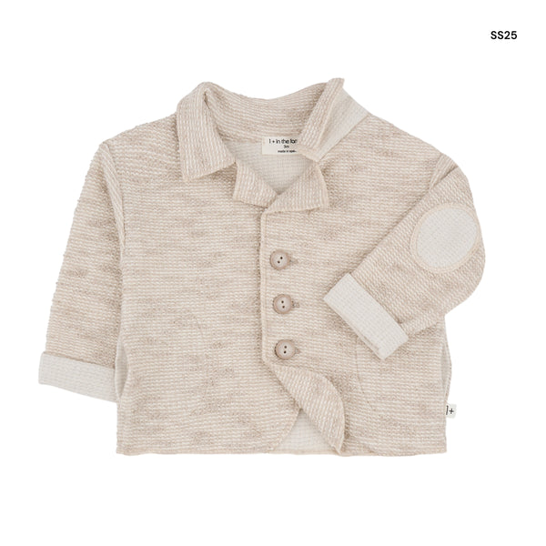 Giacca in maglia beige per neonato
