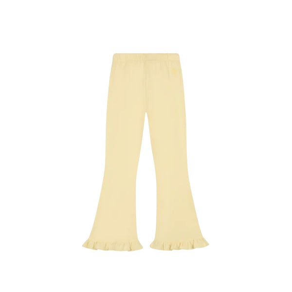 Pantalone in felpa giallo per bambina