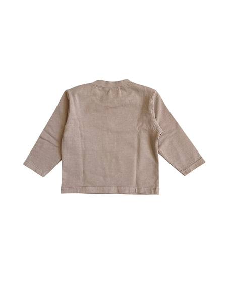 T-shirt fango con taschino per neonato