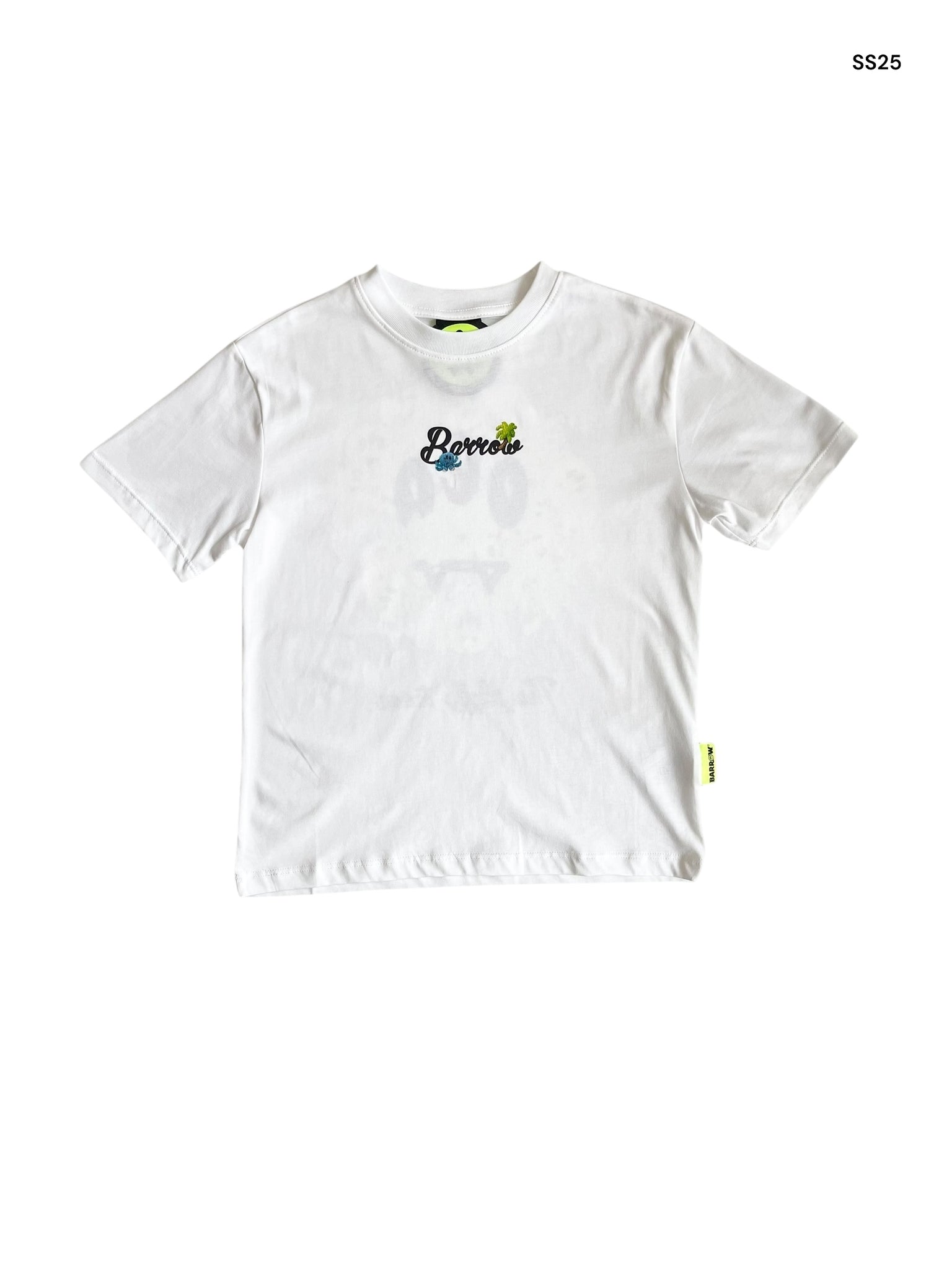 T-shirt bianca con logo per bambini