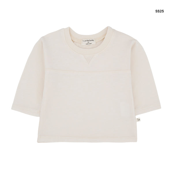 T-shirt panna per neonato