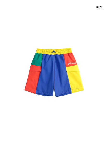 Costume color block multicolor per neonato e bambino